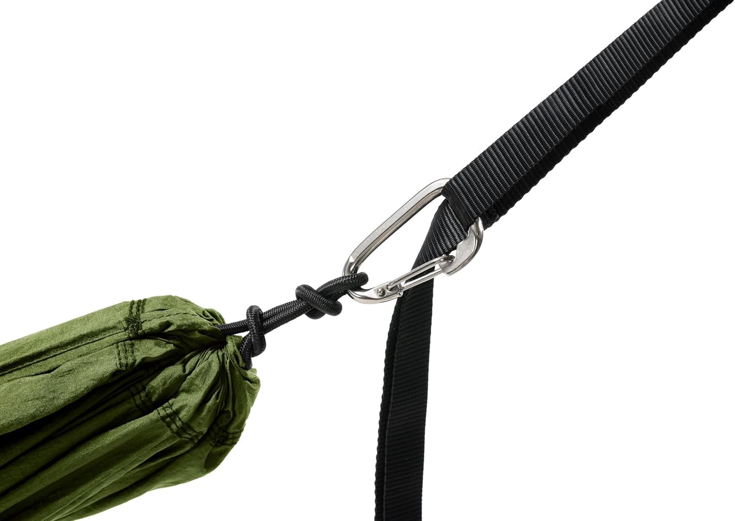 ENO TravelNest portable hammock in moss scene invites versatile outdoor lounging during hikes.