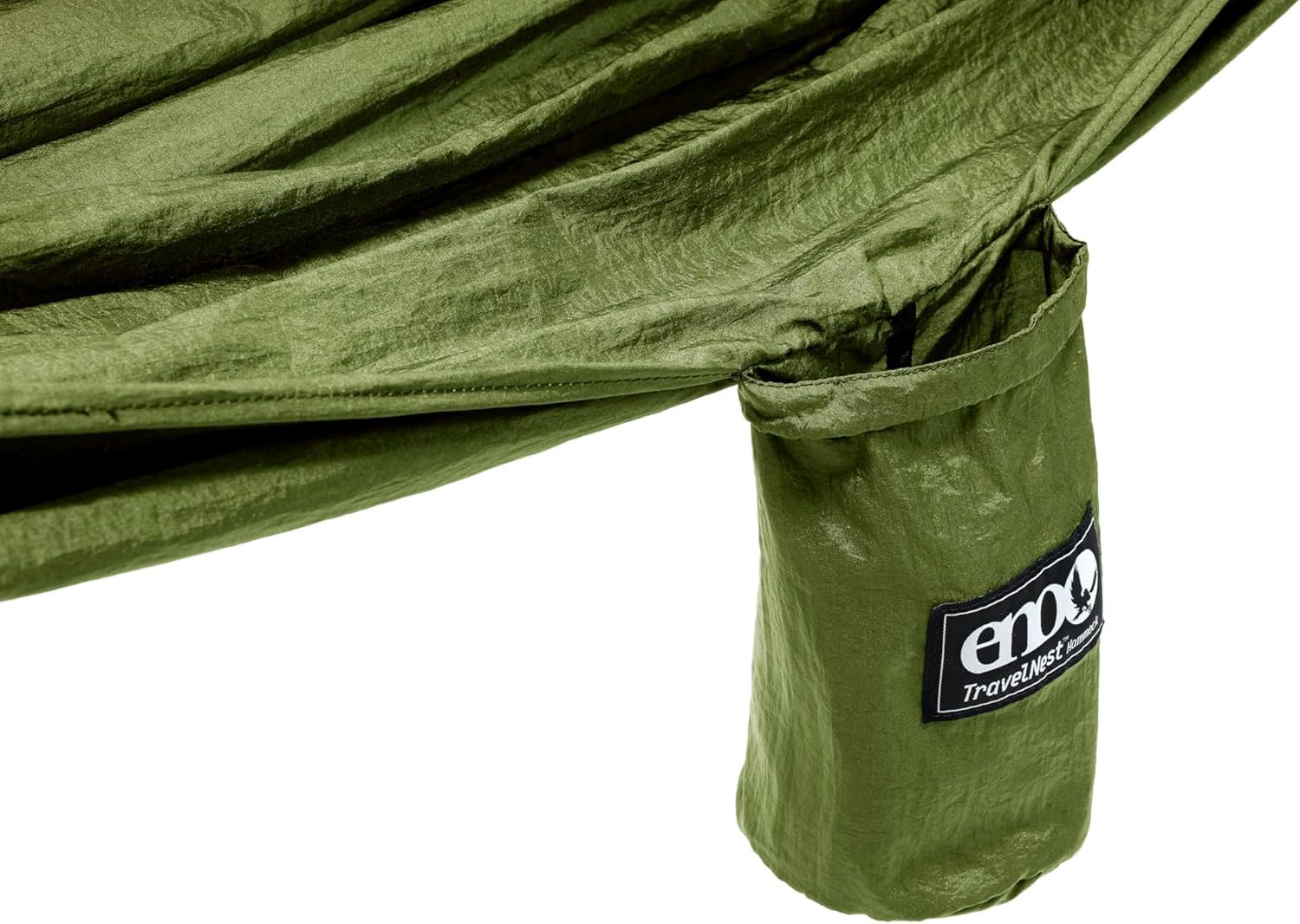 ENO TravelNest tree-friendly webbing conveys durable, planet-conscious design for longer outdoor use.