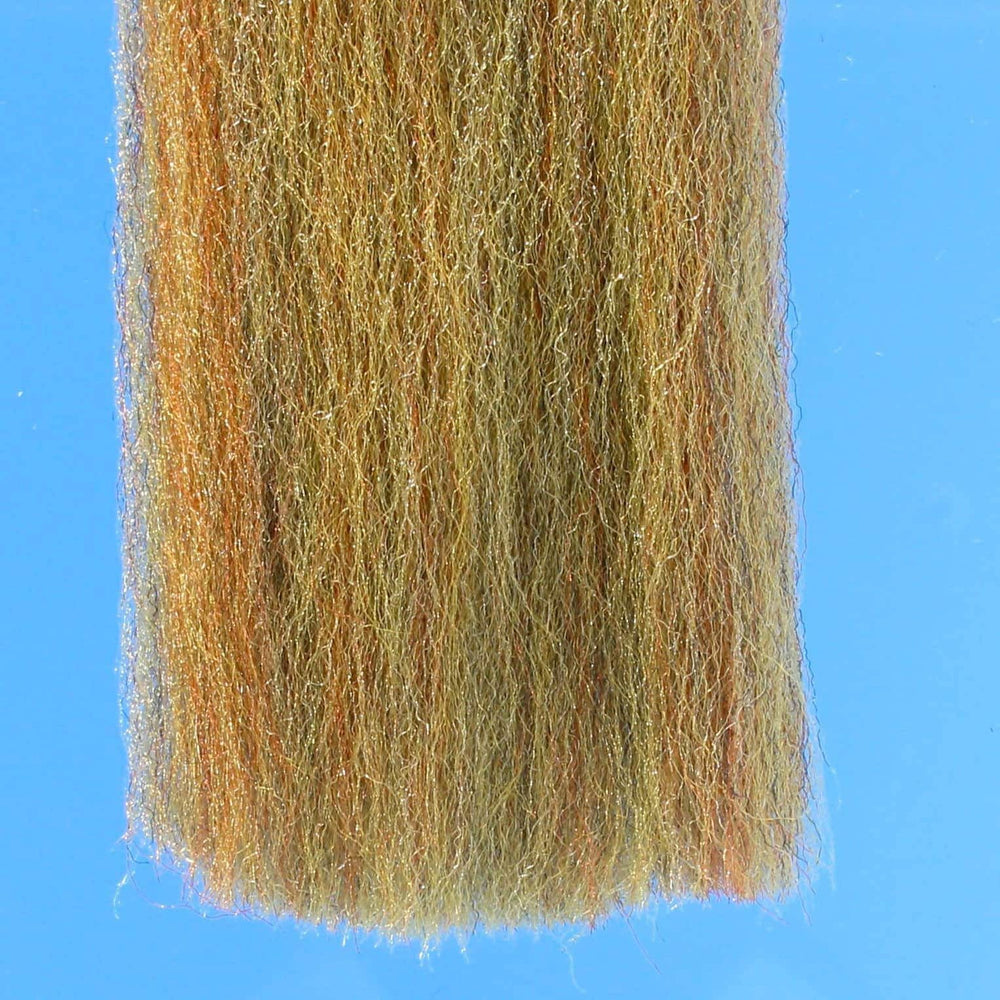 Enrico Puglisi EP Silky Fibers 3-D Redish Olive closeup showing supple texture for small flies.