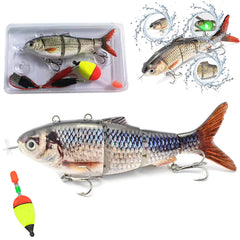 Enthowother robotic fishing lure front view highlighting lifelike fish profile for bass and pike