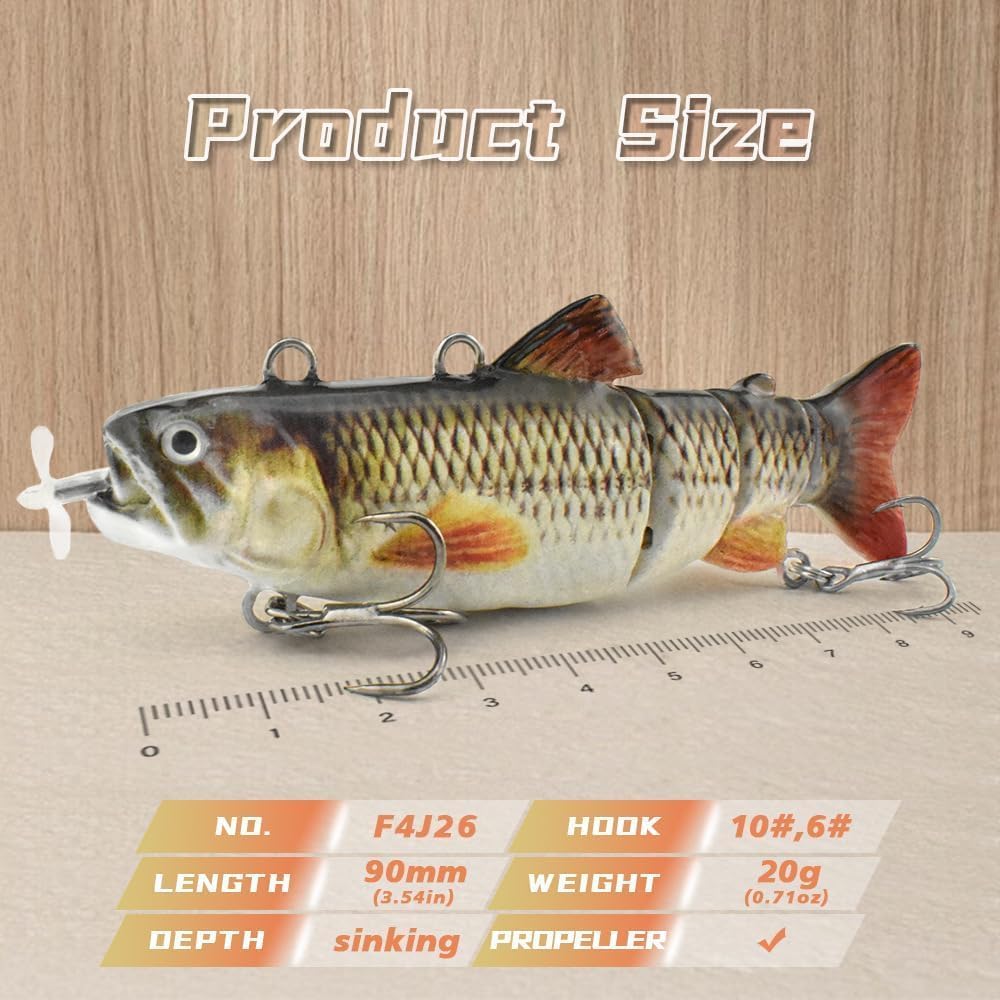 Enthowother robotic fishing lure package included ready to fish straight away