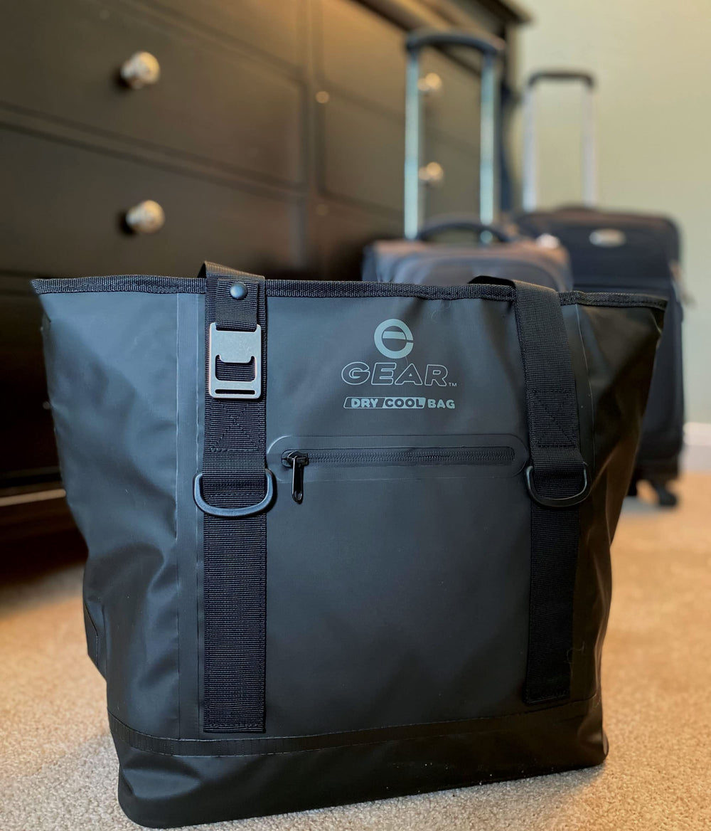 Enthusiast Gear 8x8 splash-proof side pocket for essentials and dry items