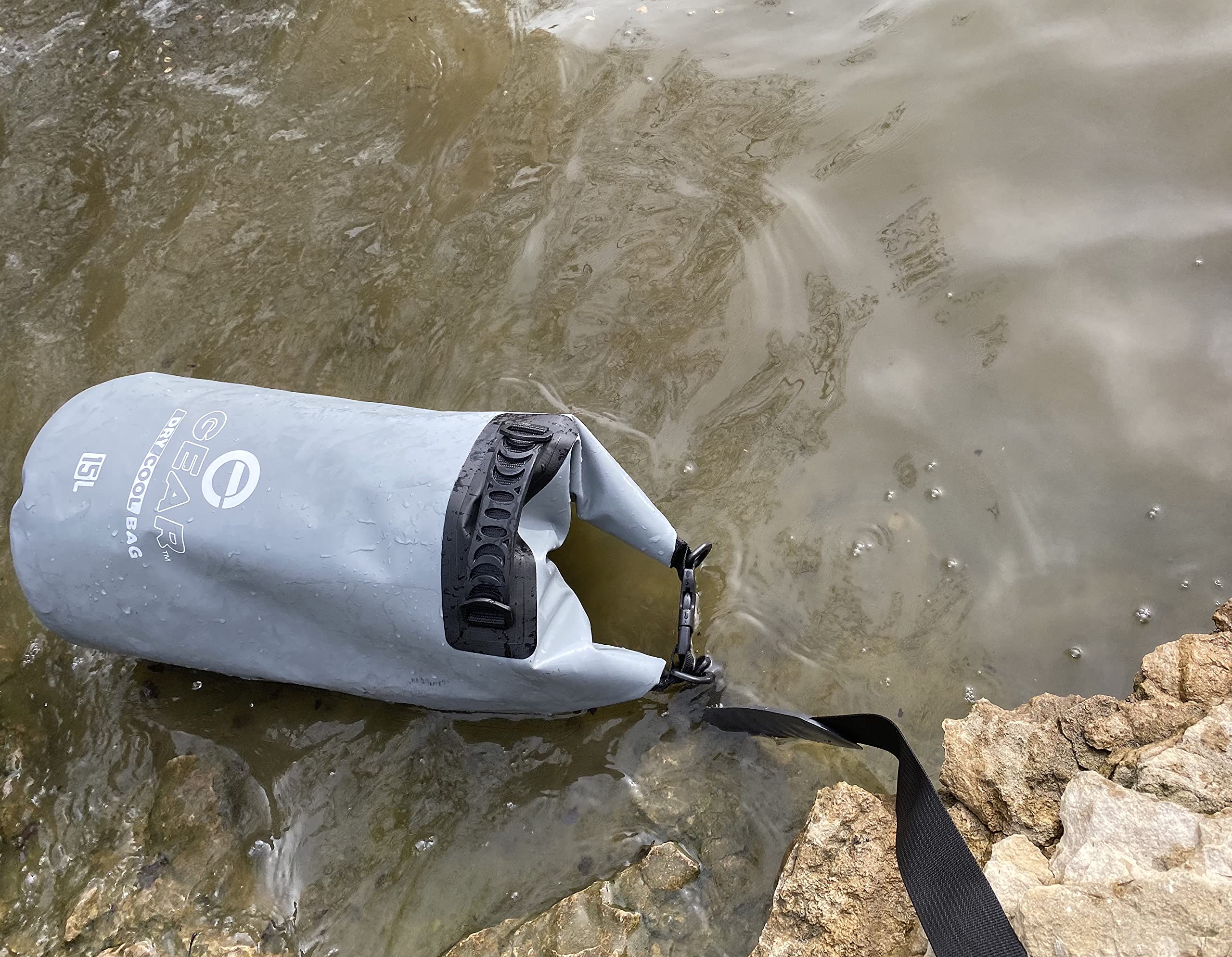 Enthusiast Gear collapsible dry bag packs flat for travel