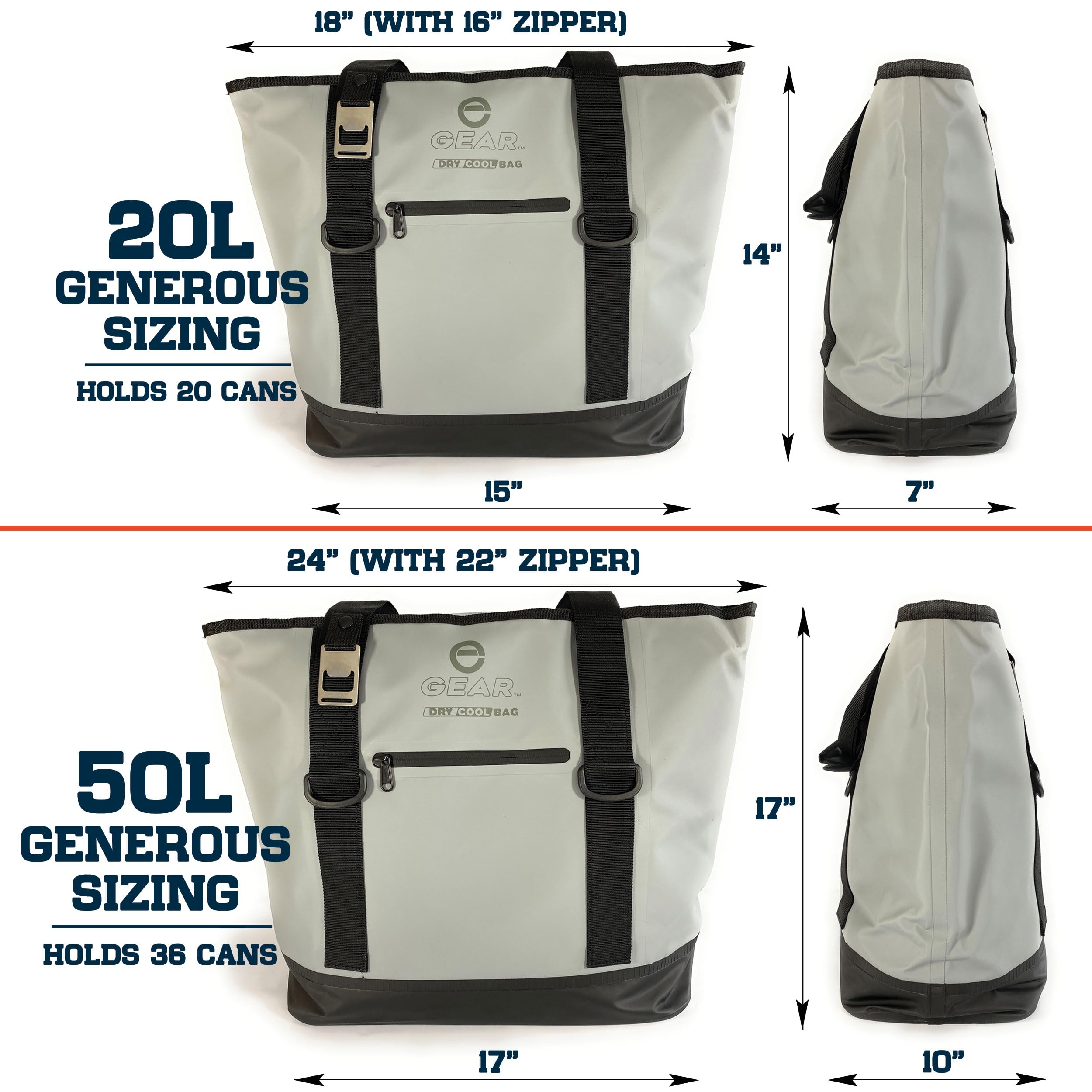 Enthusiast Gear collapsible insulated tote shown folded for compact storage after travel
