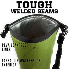 Enthusiast Gear durable welded tarpaulin exterior supports rugged outdoor use