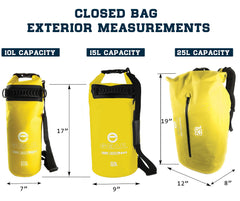 Enthusiast Gear floating cooler on water keeps snacks accessible during kayak excursions.