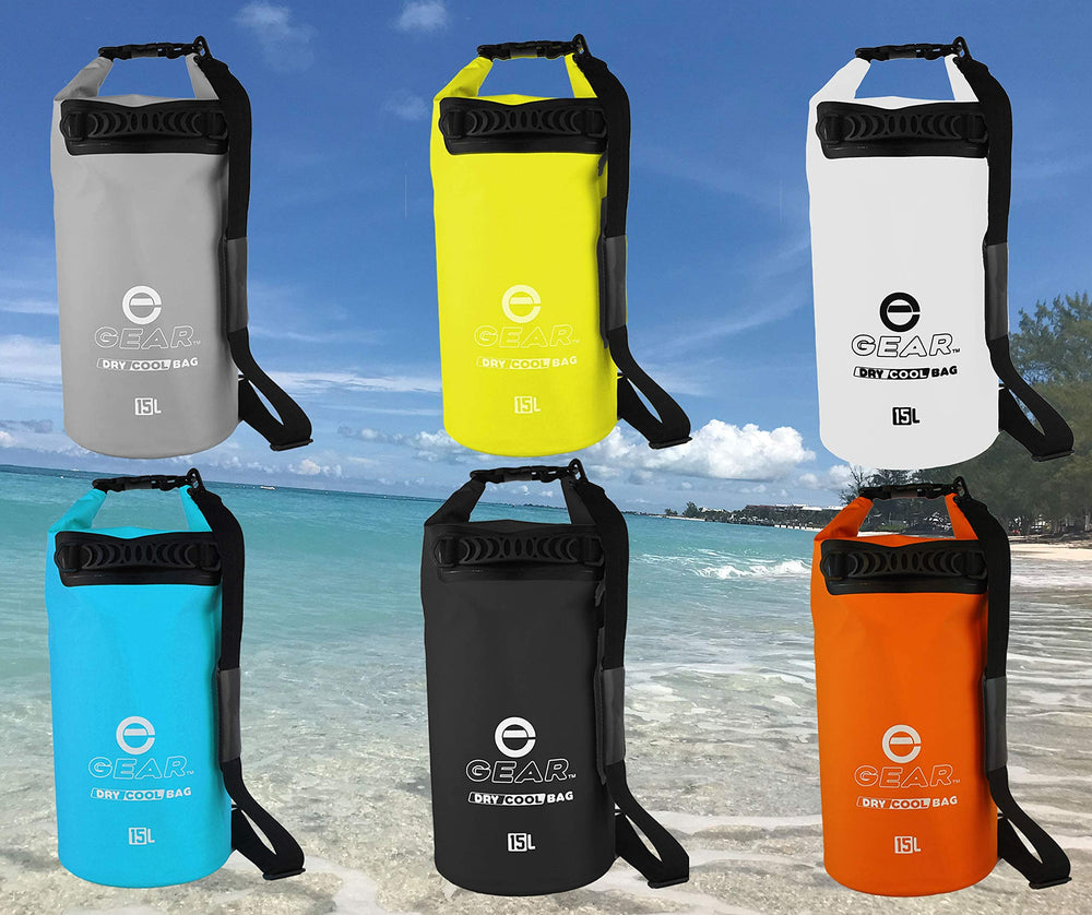 Enthusiast Gear lightweight waterproof cooler ideal for kayaking, beach days, and picnics.