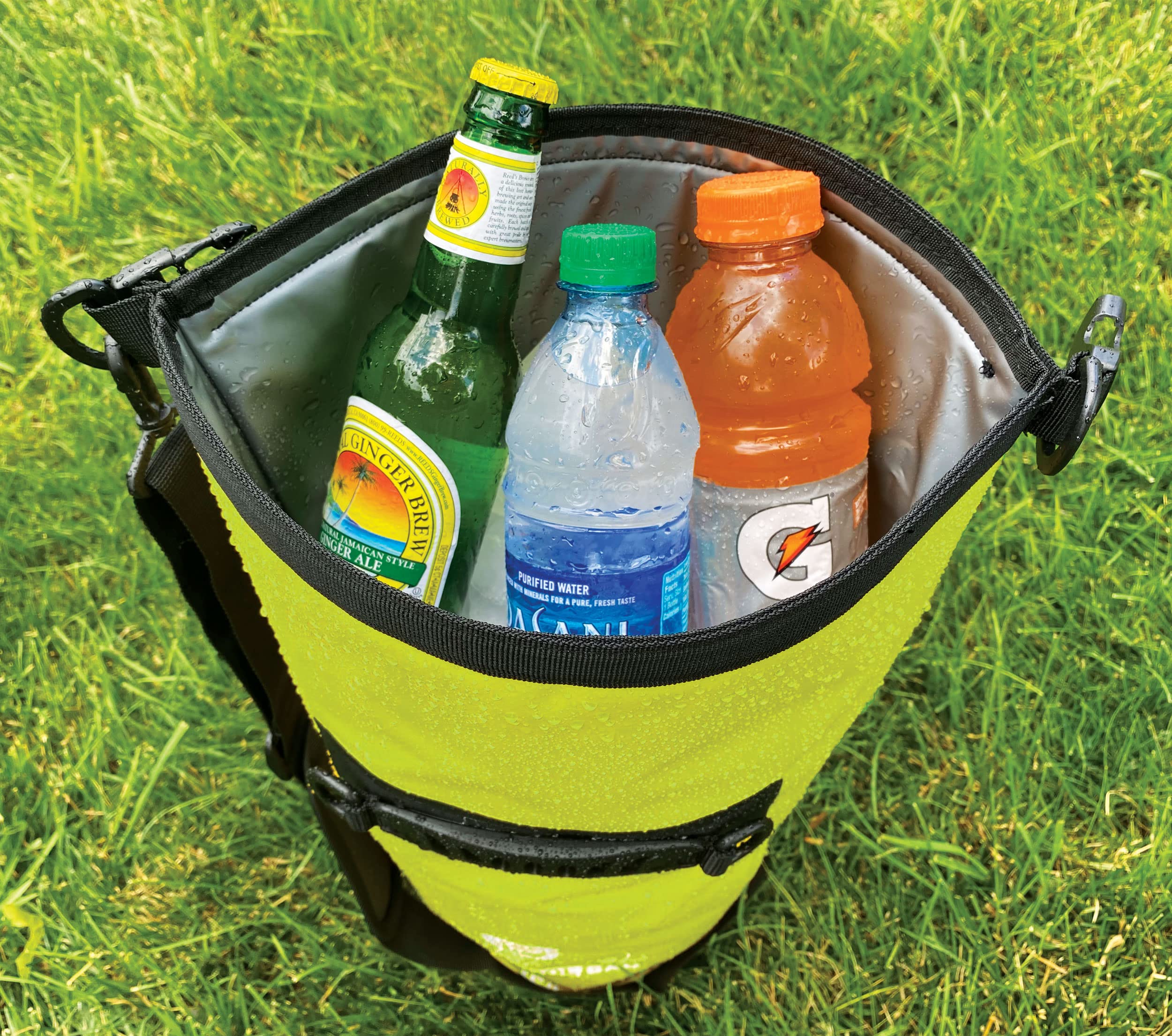 Enthusiast Gear roll-top closure keeps contents secure and watertight