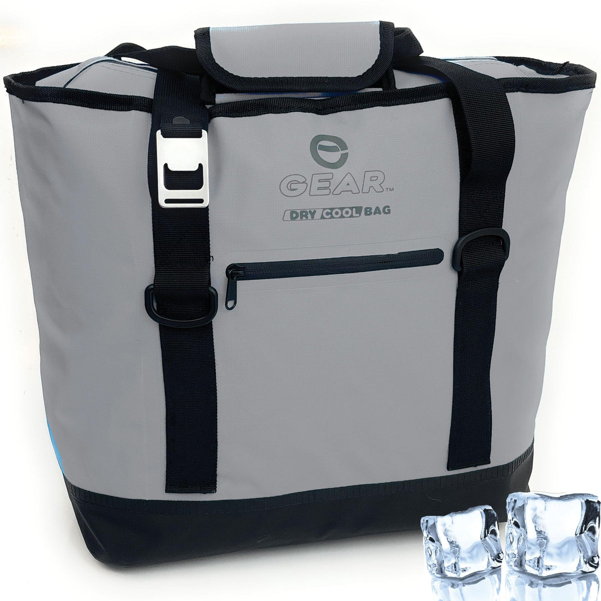 Enthusiast Gear waterproof dry bag cooler tote with open top keeps drinks cold on the beach