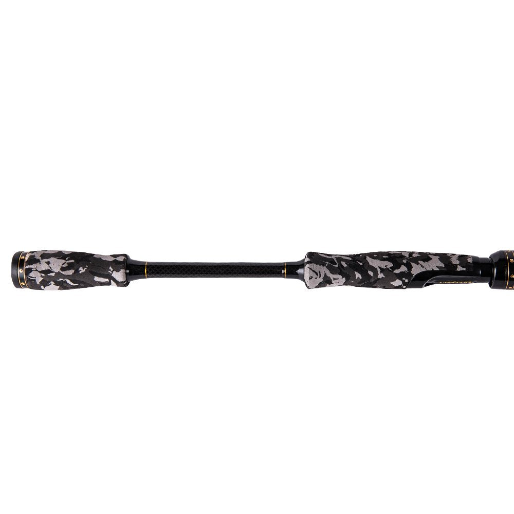 Entsport 24-ton carbon fiber spinning rod highlights strength and sensitivity on the water.