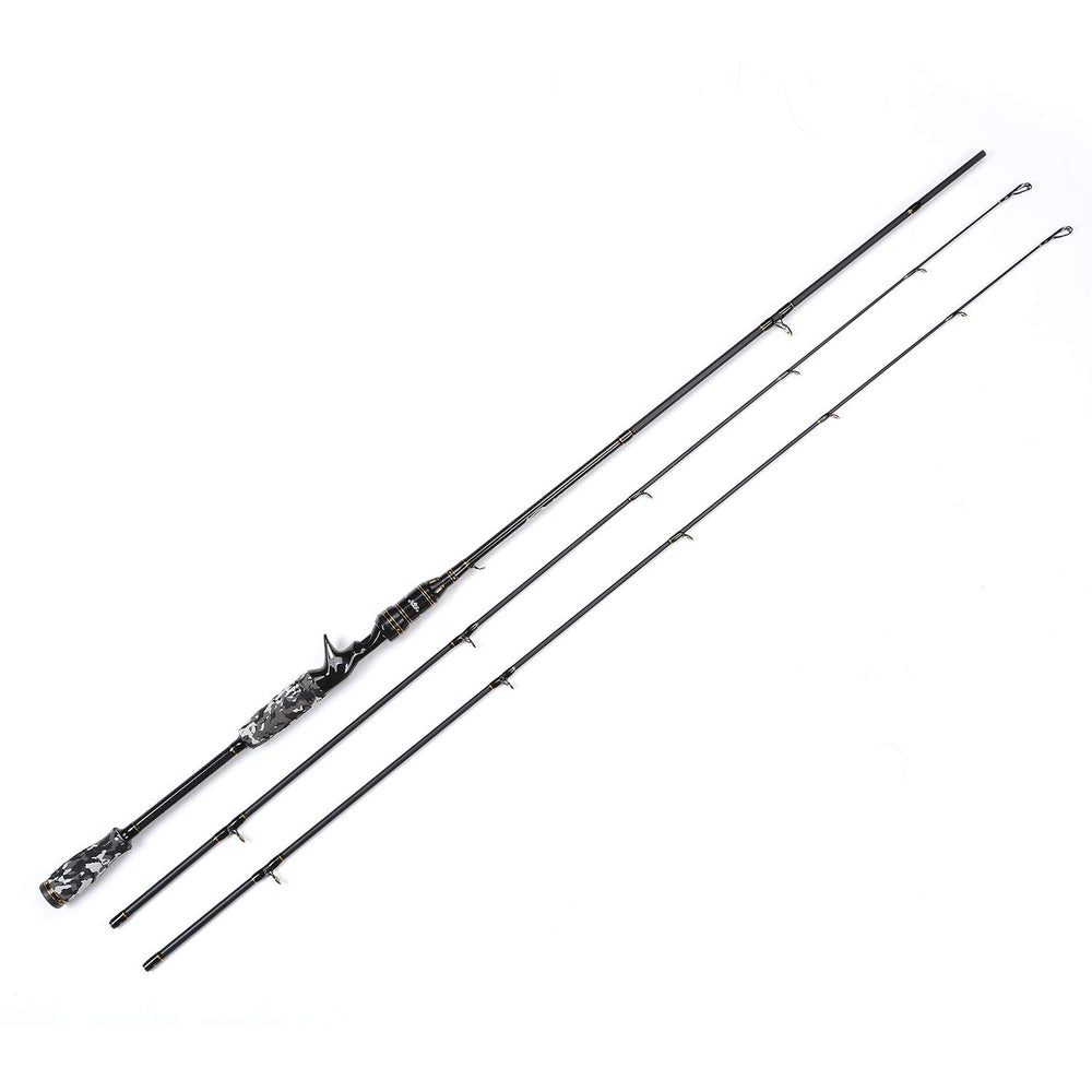 Unpacked components and packaging of Entsport E Series rod