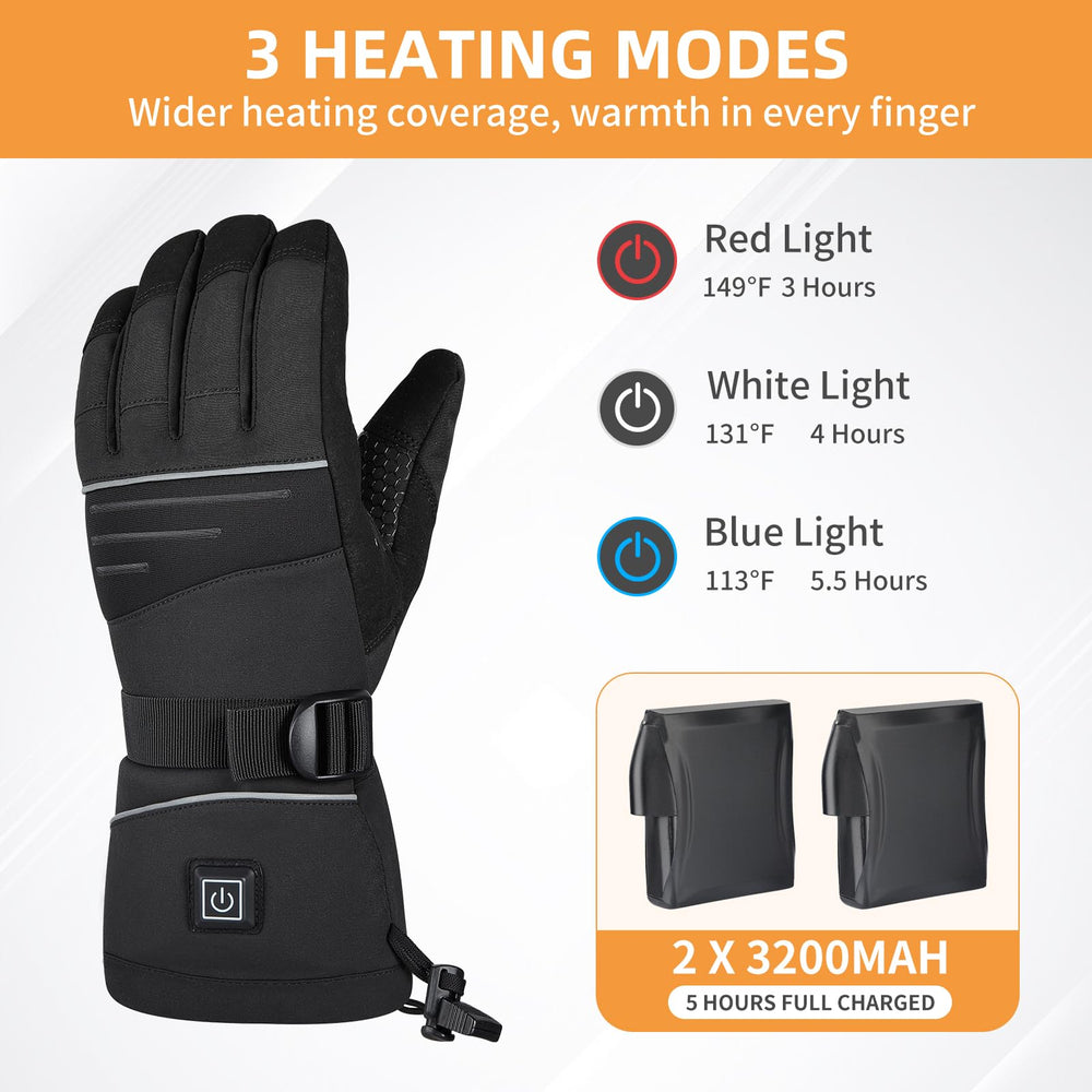 Envyvip Heated Gloves index finger for precise touchscreen use and warmth.