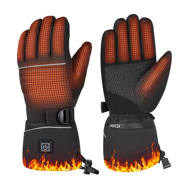 Envyvip Rechargeable Heated Gloves thumb area provides focused warmth for winter outdoor tasks.
