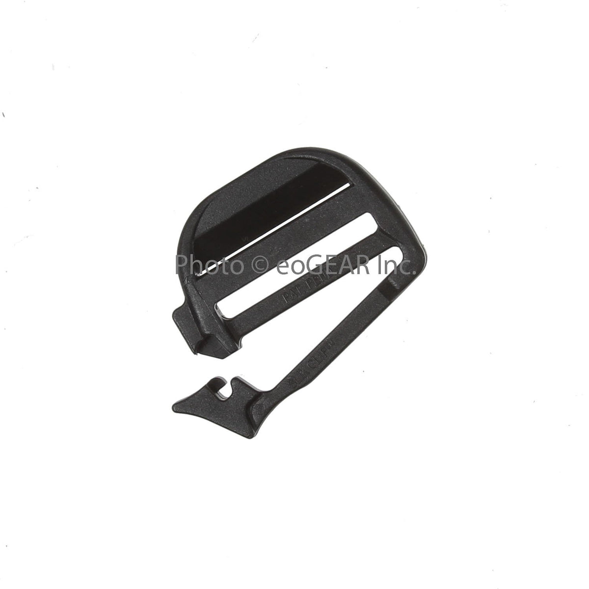 eoGEAR Adjustable Slik Clip on thin webbing for quick secure attachment.
