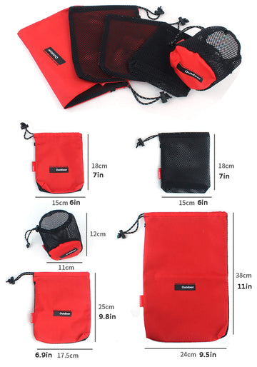 Eohak clear mesh helps quick identification and faster packing.