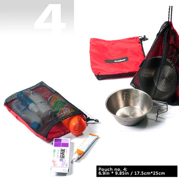 Eohak large 9.5x11 bag fits bulk items and tools.
