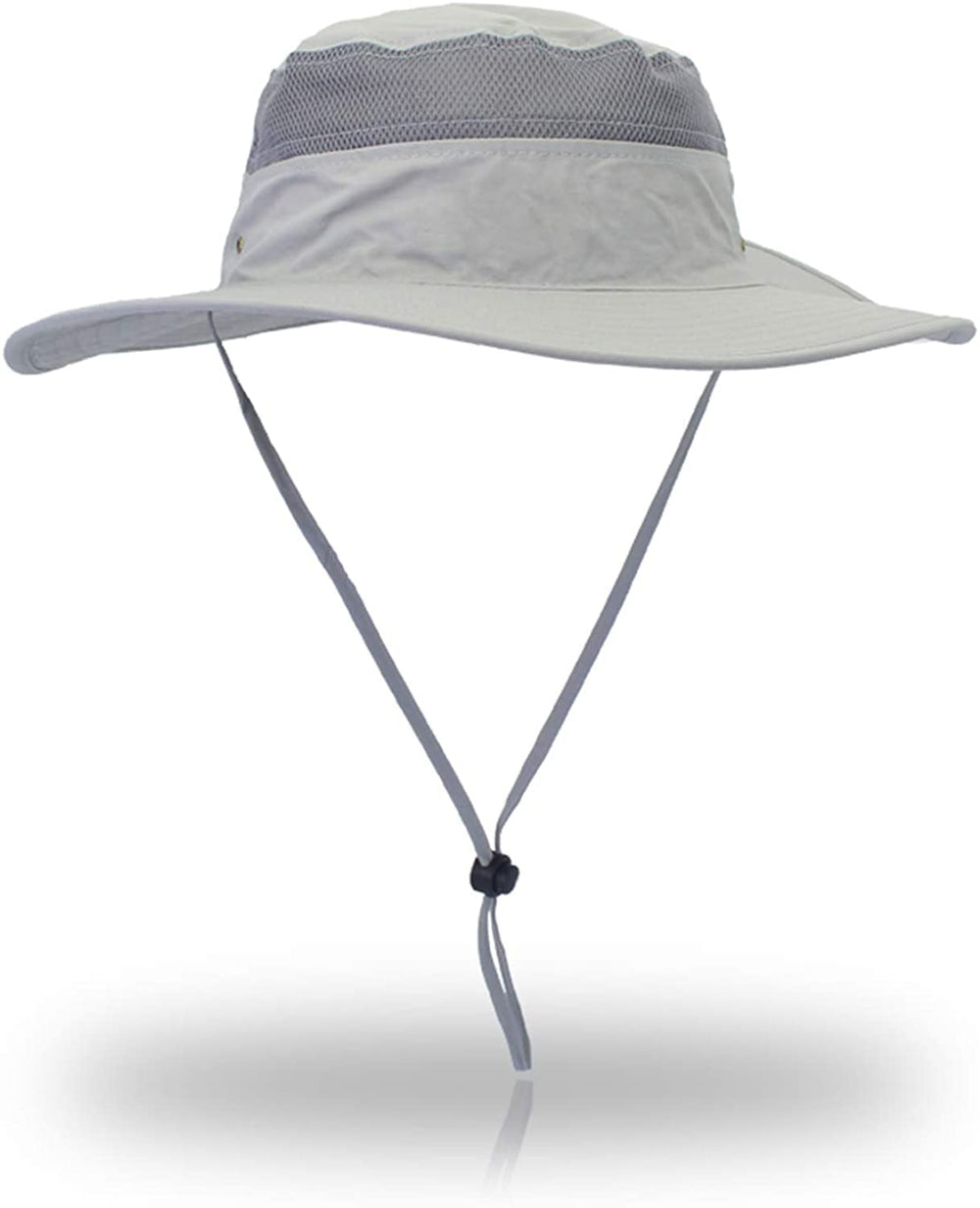 Main view of EONPOW fishing hat in light gray
