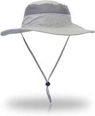 Main view of EONPOW fishing hat in light gray