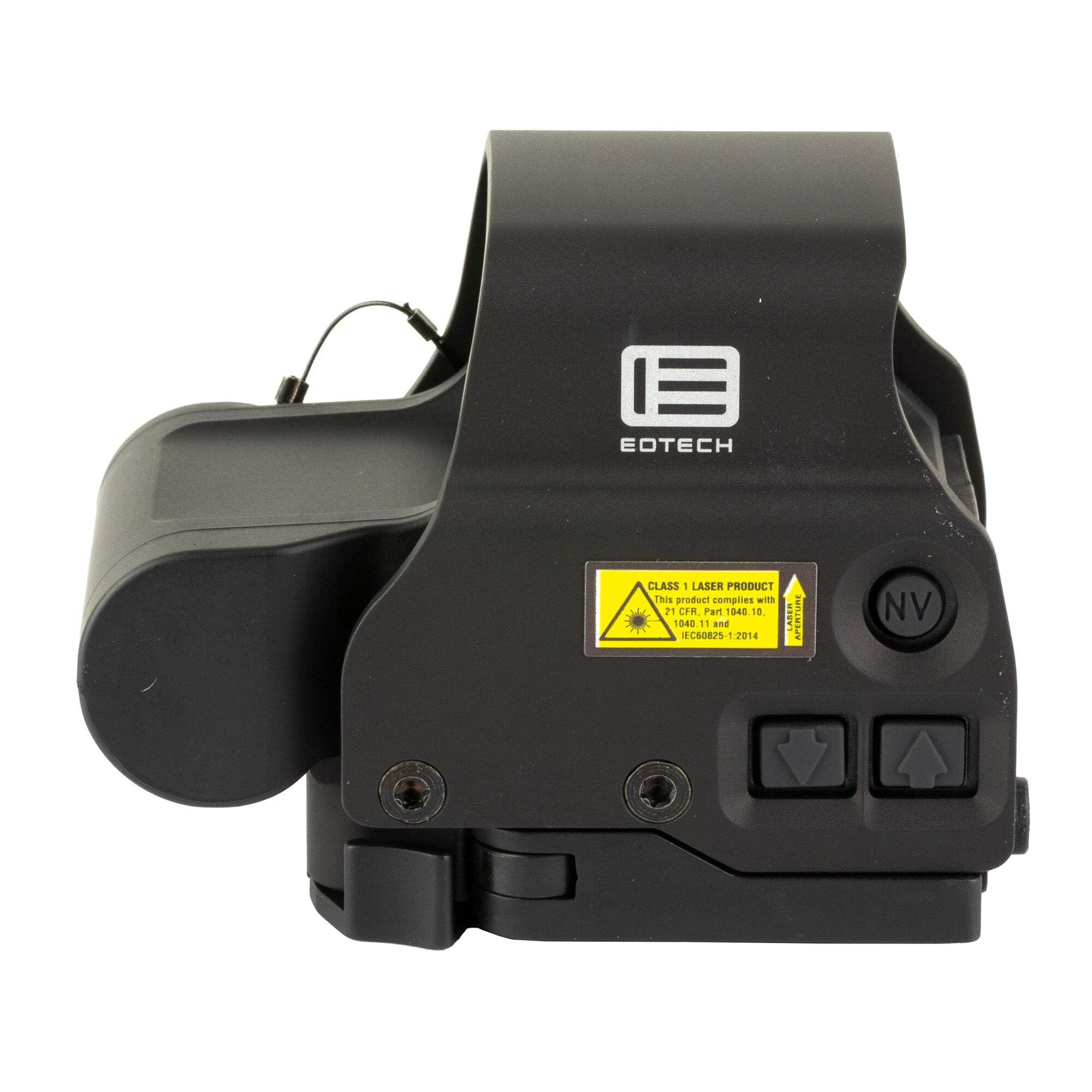 EOTECH EXPS3 mounted on rifle view demonstrates readiness with two-eyes-open shooting.