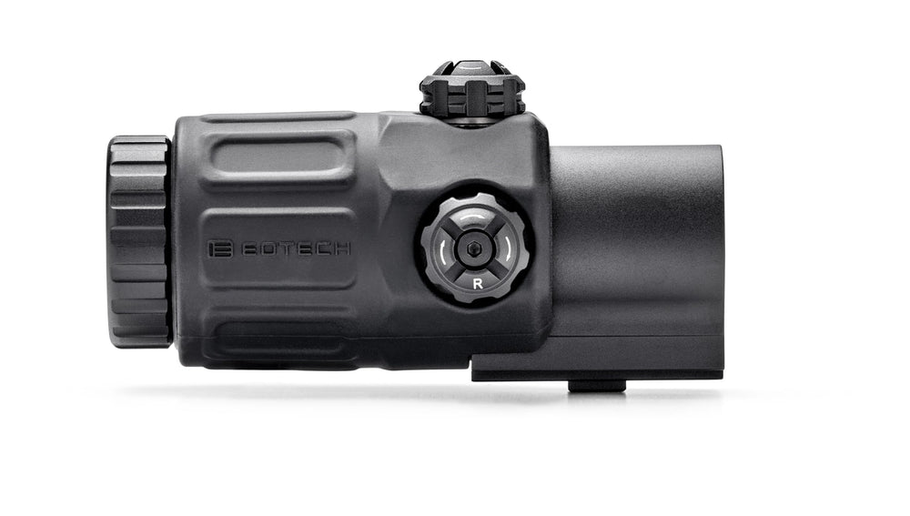 EOTECH G33 3X magnifier in use with HWS shows rapid target acquisition