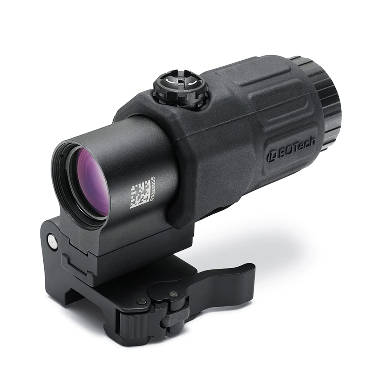 EOTECH G33 3x magnifier on rail offers enhanced target visibility for mid-range shots.