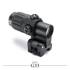 EOTECH G33 quick-disconnect lever enables fast attachment and removal on any setup.