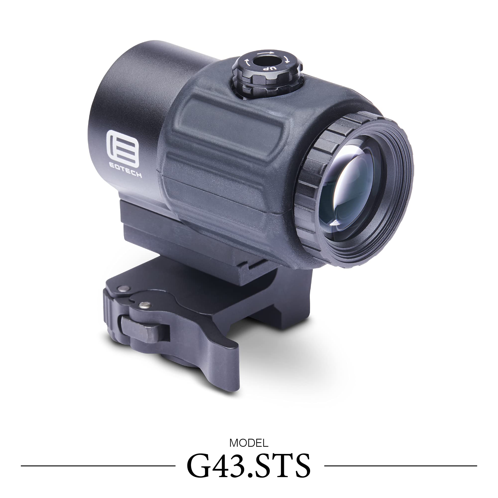 EOTECH G43 STS mount enabling rapid on-off attachment for field versatility.
