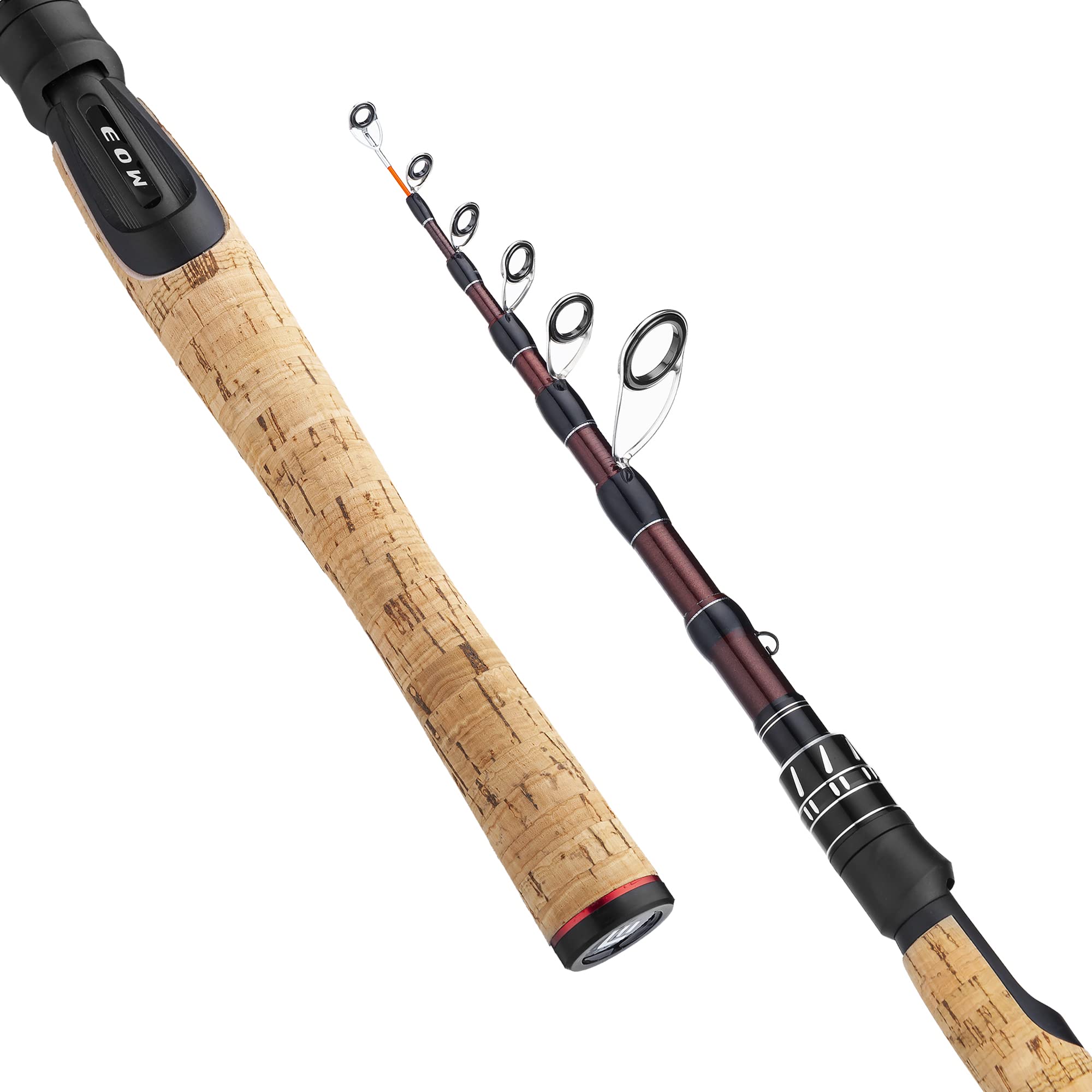 EOW XPEDITE collapsible rod in compact form for travel readiness and easy storage