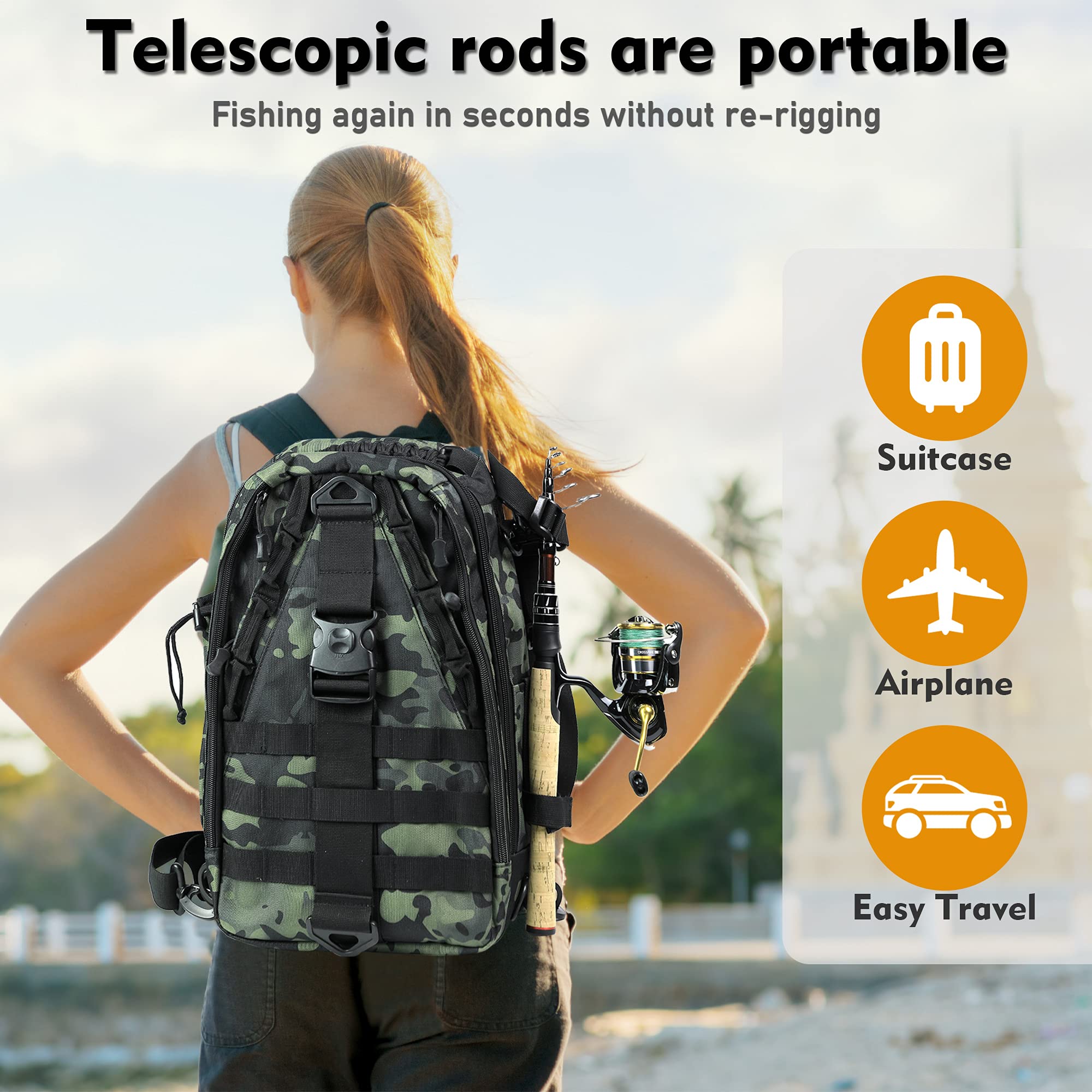 EOW XPEDITE cork and EVA handle offering comfortable, slip-resistant grip