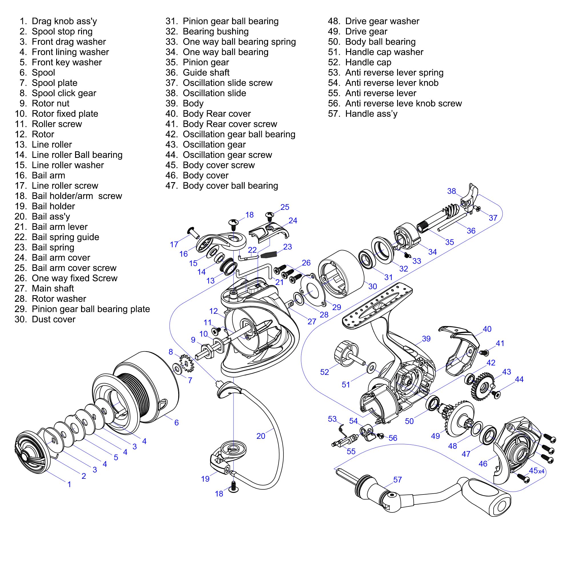 EOW XPEDITE LITE front-drag-reel supports precise adjustment on demanding catches