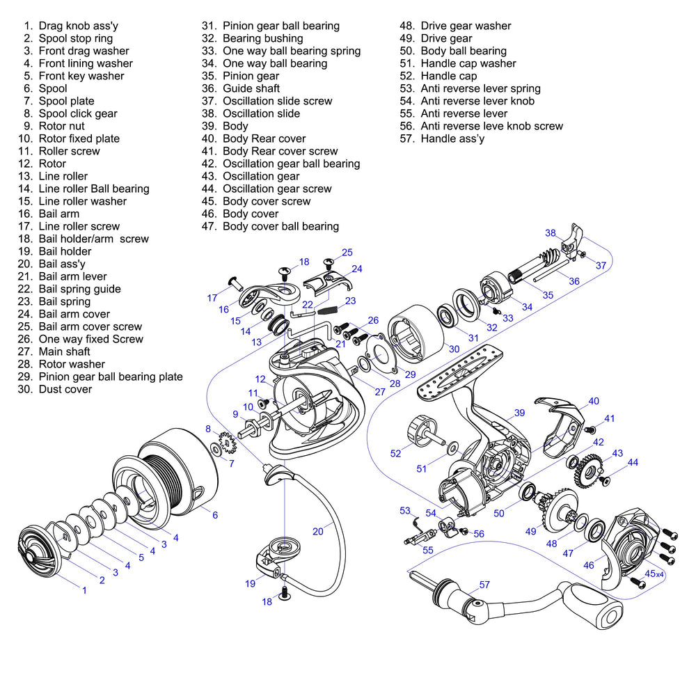EOW XPEDITE LITE front-drag-reel supports precise adjustment on demanding catches