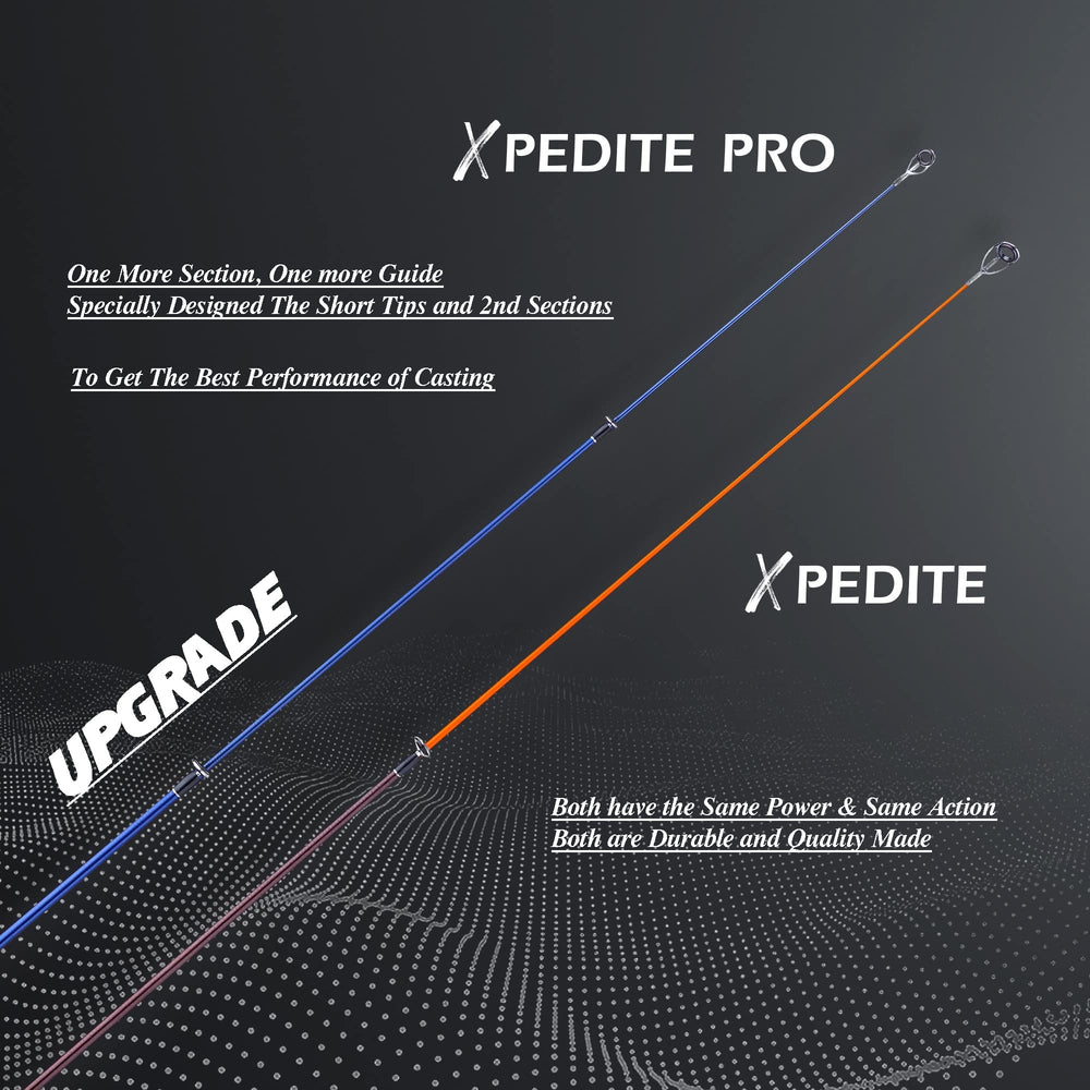 EOW XPEDITE Pro 24T carbon blanks deliver lightweight sensitivity during casts.