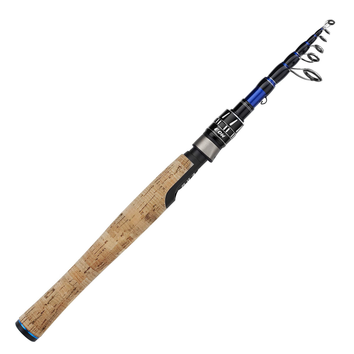 EOW XPEDITE PRO closed-length highlights travel portability for fishing trips