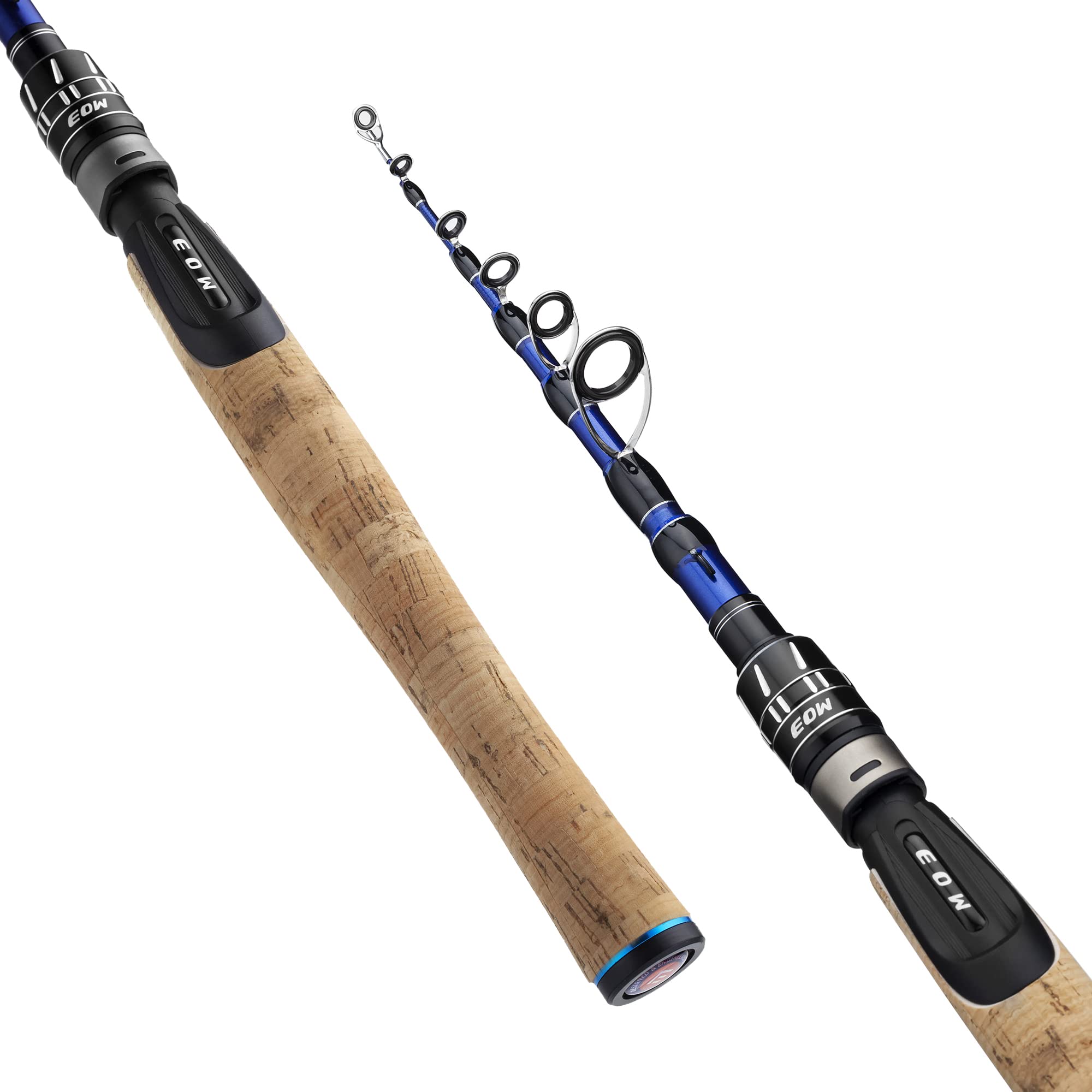 EOW XPEDITE PRO dense-eva-cork-handle ensures comfortable grip during long casts