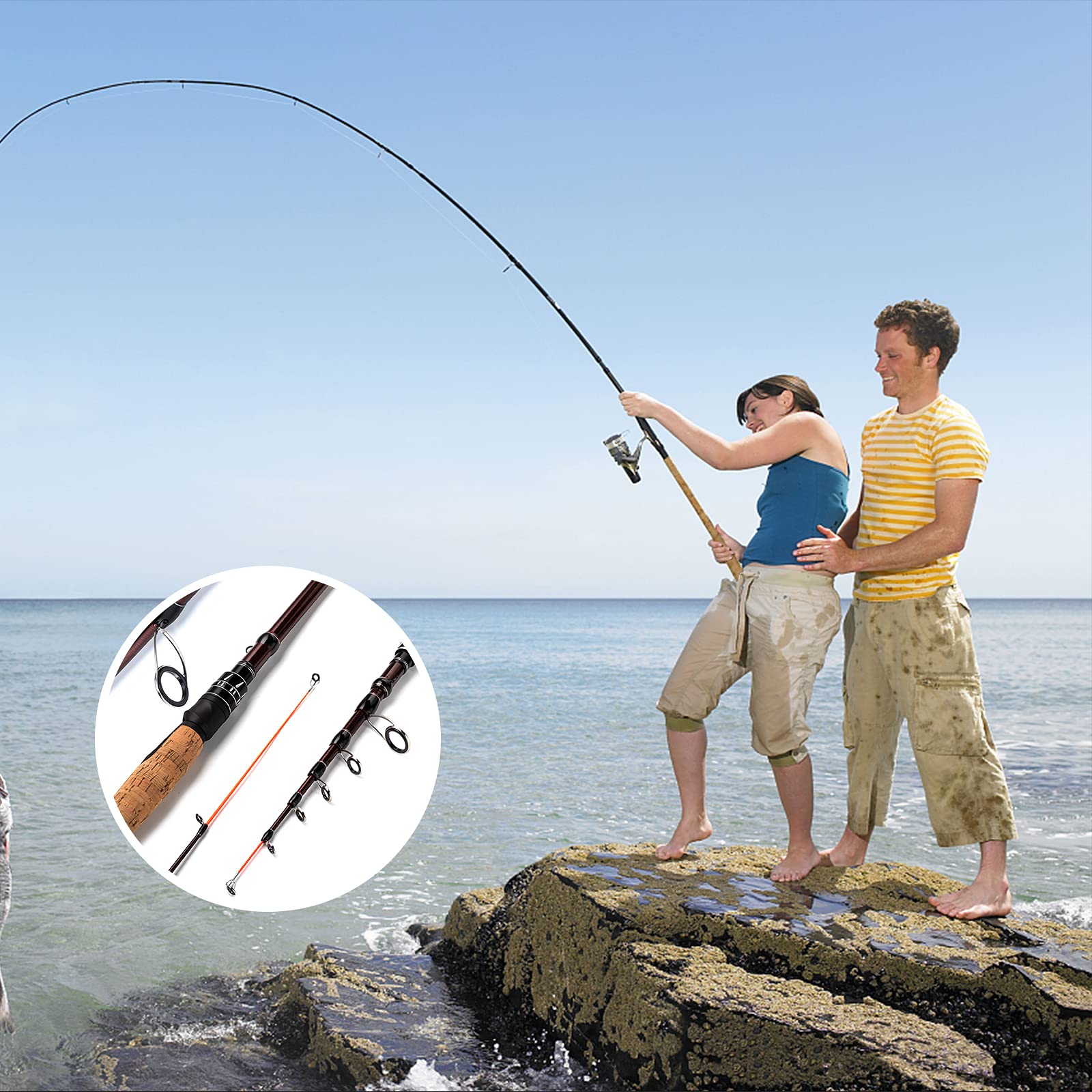 EOW XPEDITE travel rod mounted in car for spontaneous fishing adventures