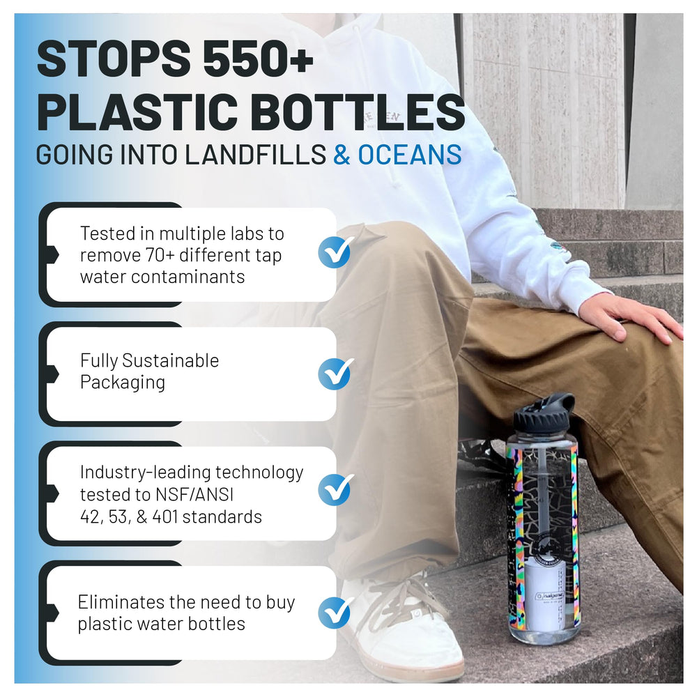 Epic EveryTap filter in tap and outdoor use scenario for versatile hydration