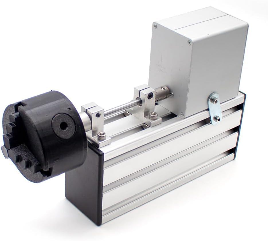 Epoxy fishing-rod winding machine motor area emphasizes adjustable speed up to 300 RPM.