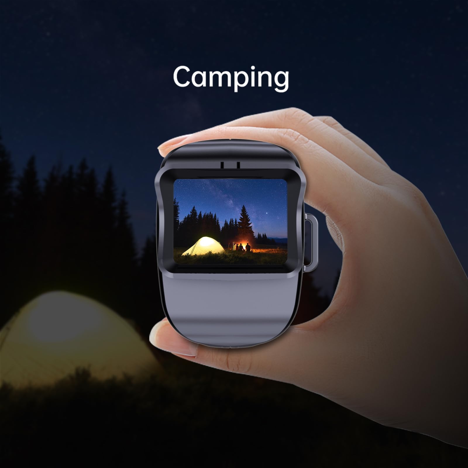 EQUEEN Night Vision Monocular 7-layer coated lens enhances light transmission for bright, reliable images.