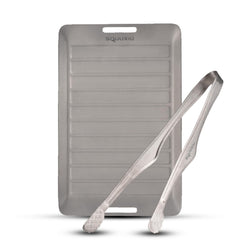 Equlup camping grill pan ready for backpacking meals with even heat distribution.