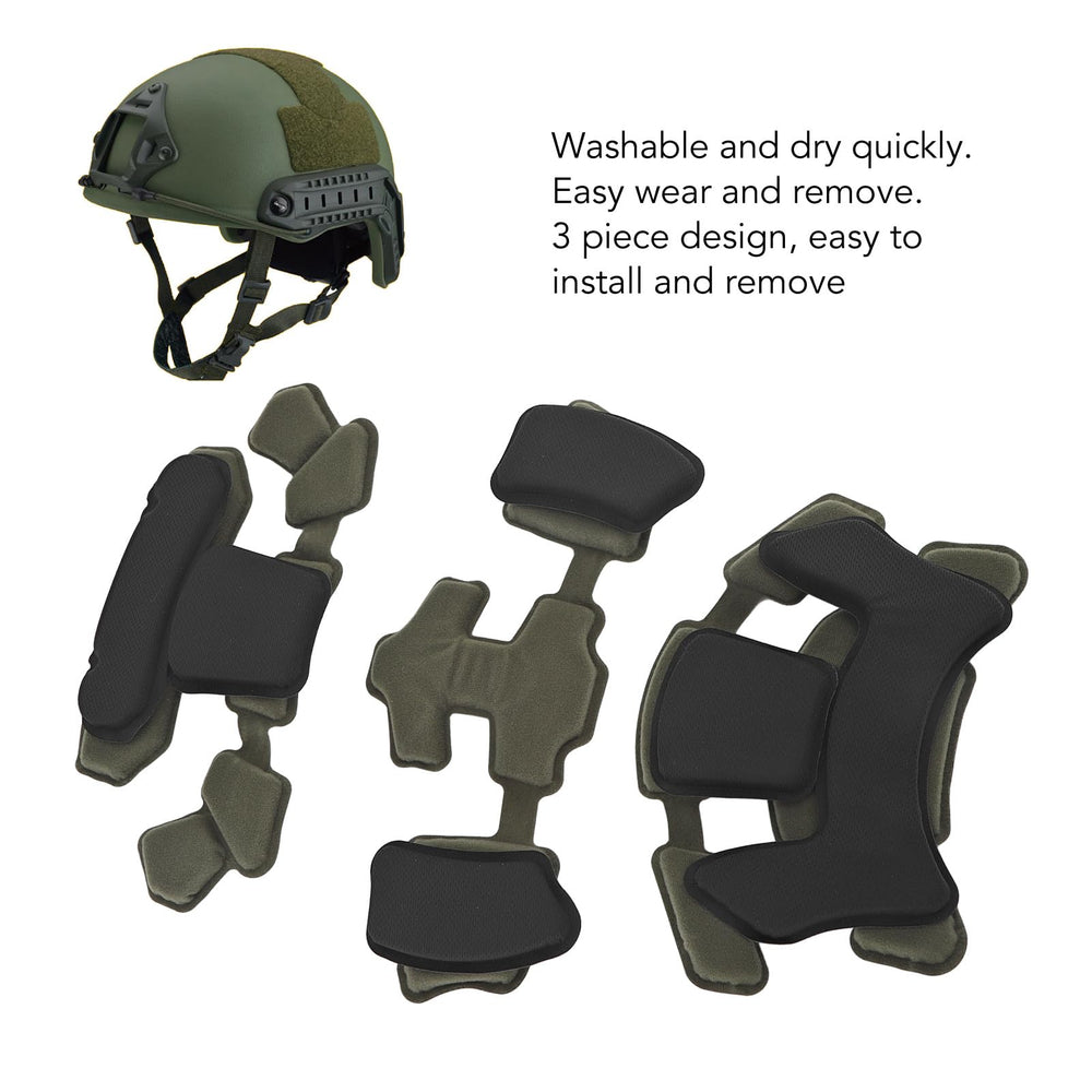 equlup dial suspension system enhances stability on fast, MICH, and Wendy helmets.