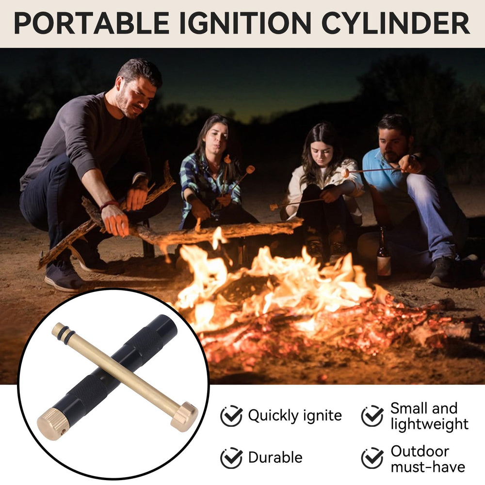 Equlup Fire Piston piston-action ensures simple, fast fire starting in emergencies.