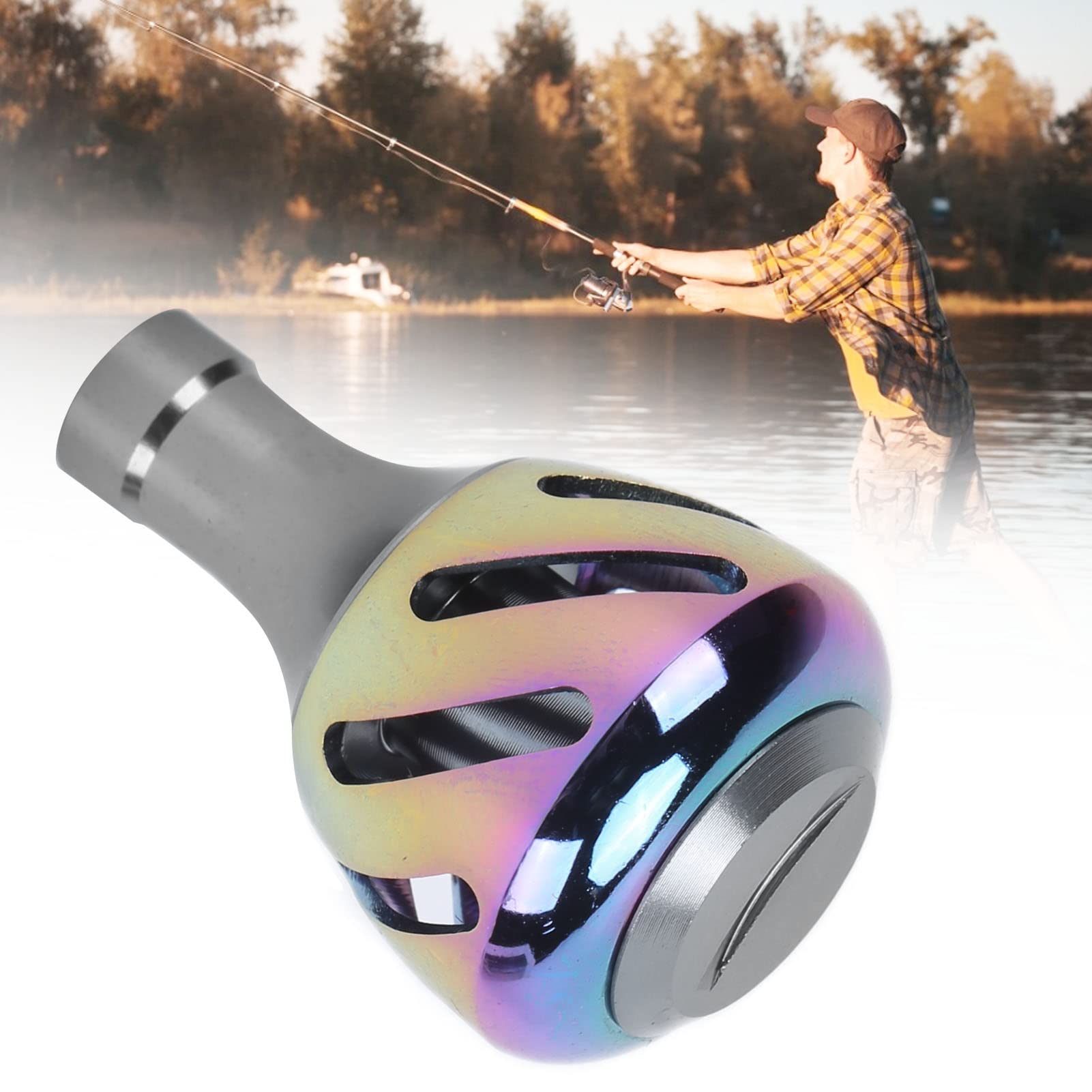 Equlup fishing knob glossy finish adds reflective ease on sunny days