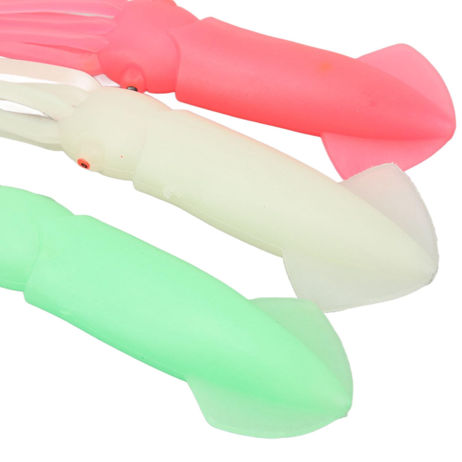 equlup hollow-design squid lure enables easy hook penetration during setup