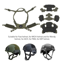 equlup nylon-sponge pad cushions the head for long wear.