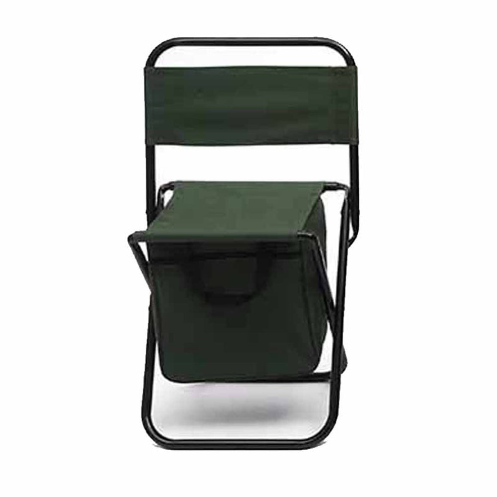Equlup portable folding chair with bag for easy transport on trips.