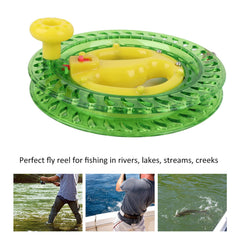 Equlup sea fishing wheel spooler blue demonstrates smooth line winding