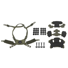 equlup tactical helmet chin strap with dial suspension offers all-day comfort and secure fit.