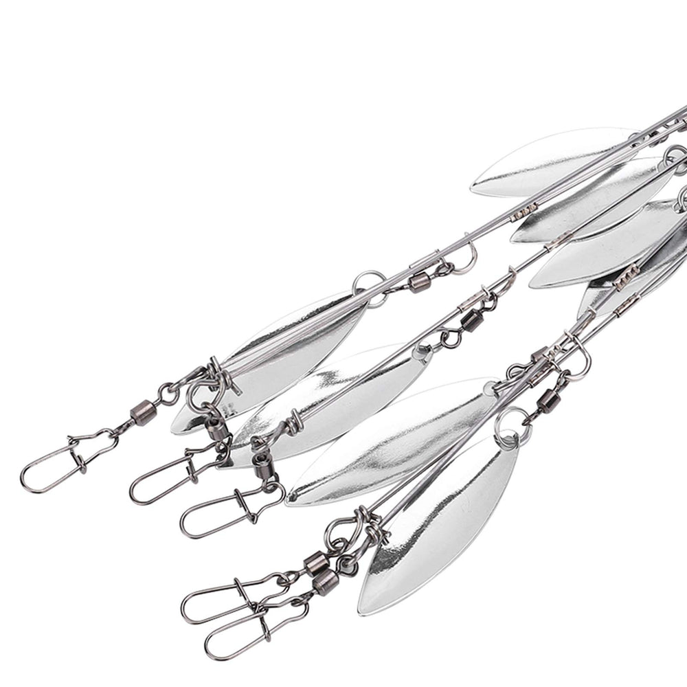 Equlup umbrella rig lifelike lures mimic prey to entice larger fish.
