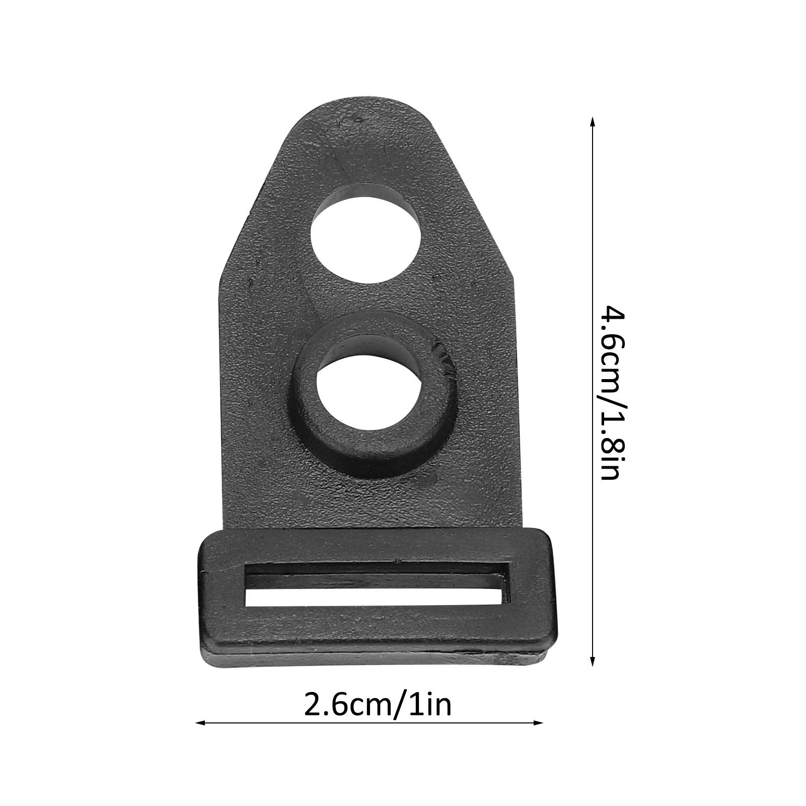 equlup windproof tarp clip keeps tarps fixed during gusts and snowy weather.