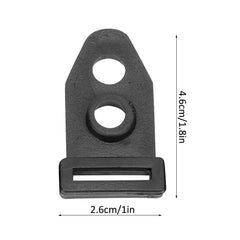 equlup windproof tarp clip keeps tarps fixed during gusts and snowy weather.